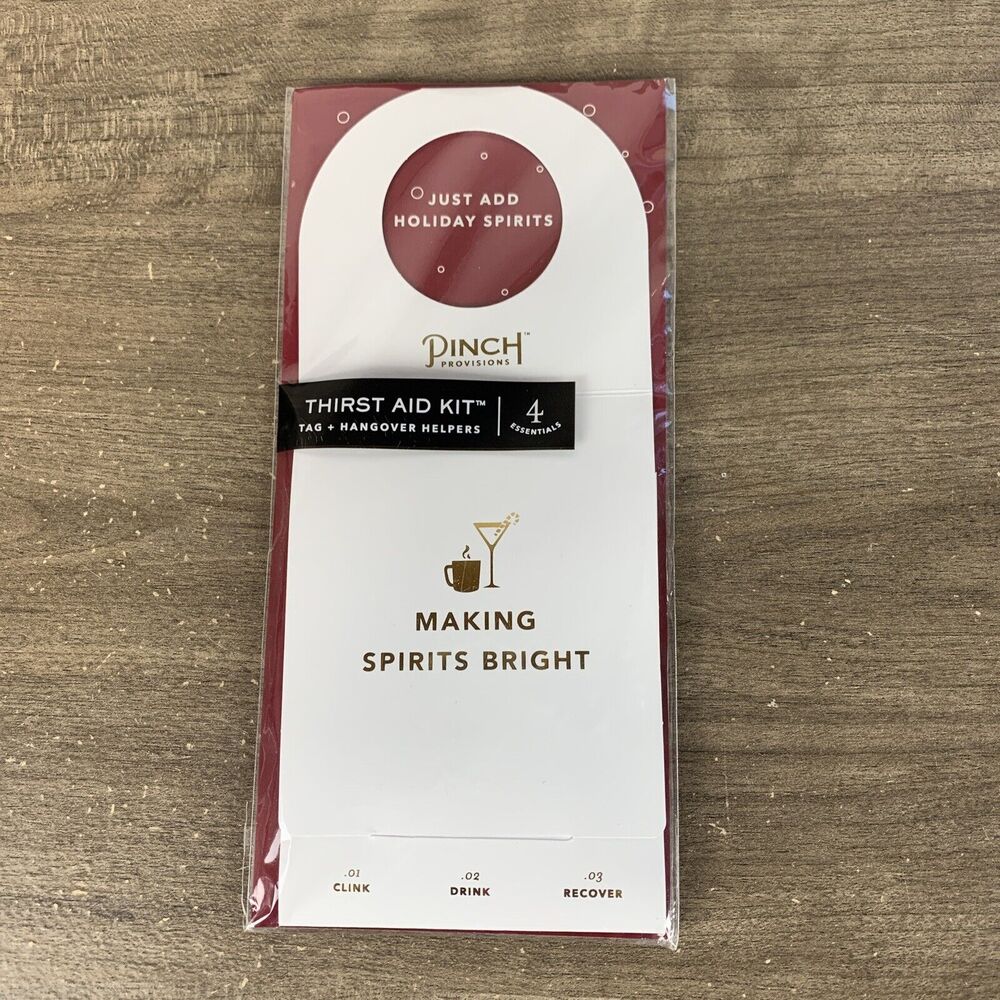 Pinch Provision Making Spirits Bright Thirst Aid Kit 4 Essentials
